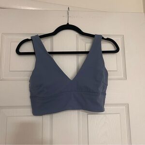 Lululemon Align V-Neck Bra *Light Support, C/D Cup in Washed Denim